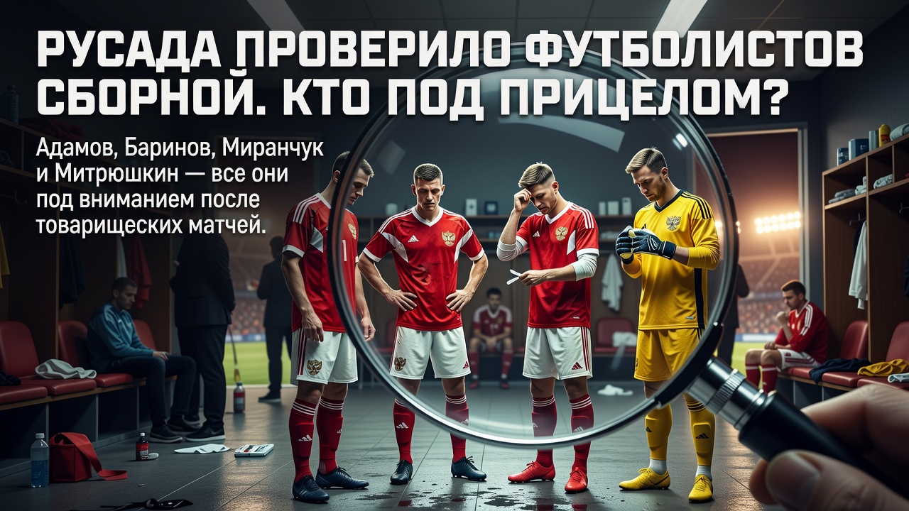 РУСАДА проверило футболистов сборной. Кто под прицелом?
